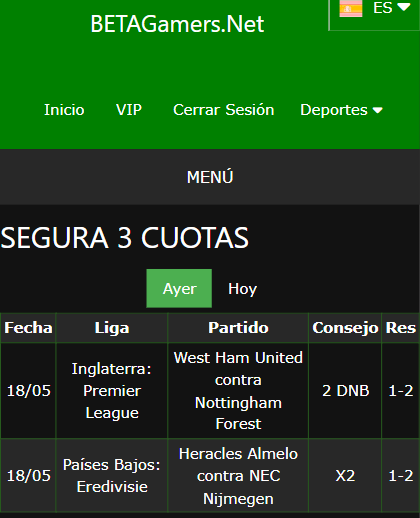 boletas de apuestas ganadoras